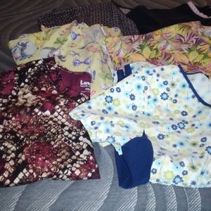 Medium scrub shirts